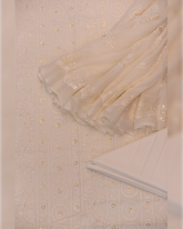 3-PC Unstitched Swiss Lawn Chikan Briza | CB-1